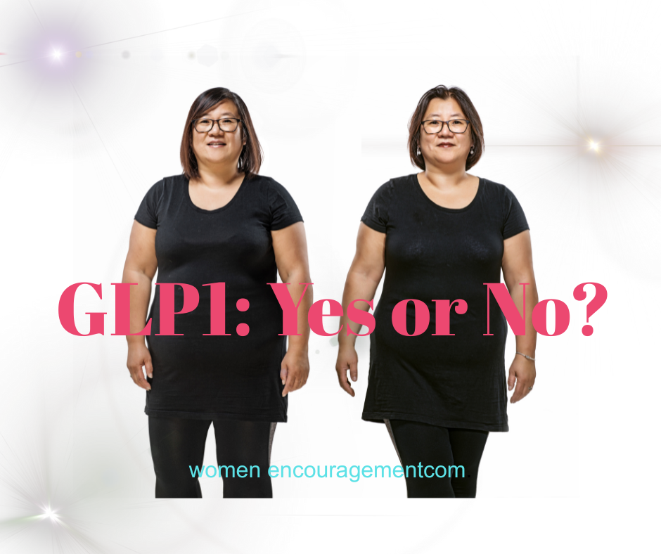 Same woman before a lifestyle change and after